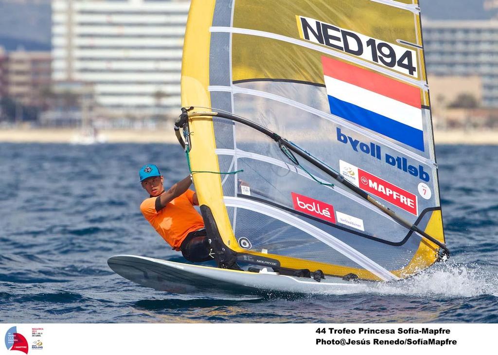 44 Trofeo Princesa Sofia Mapfre Medal Race, day 6 - RS:X Men  NED  NED-194  7  Kiran Badloe © Jesus Renedo / Sofia Mapfre http://www.sailingstock.com